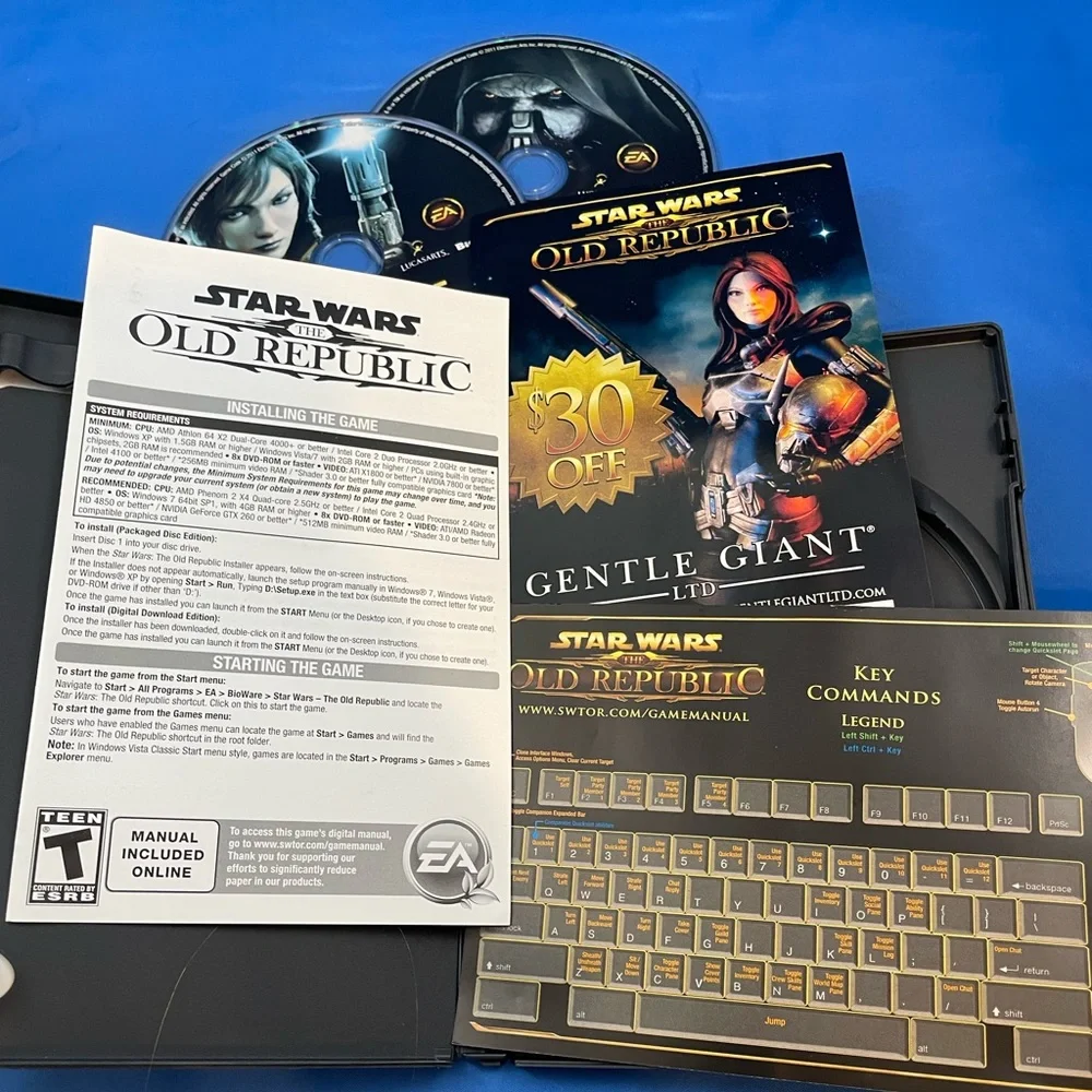 EA ‘Star Wars: The Old Republic’ PC DVD-ROM software 3-disc